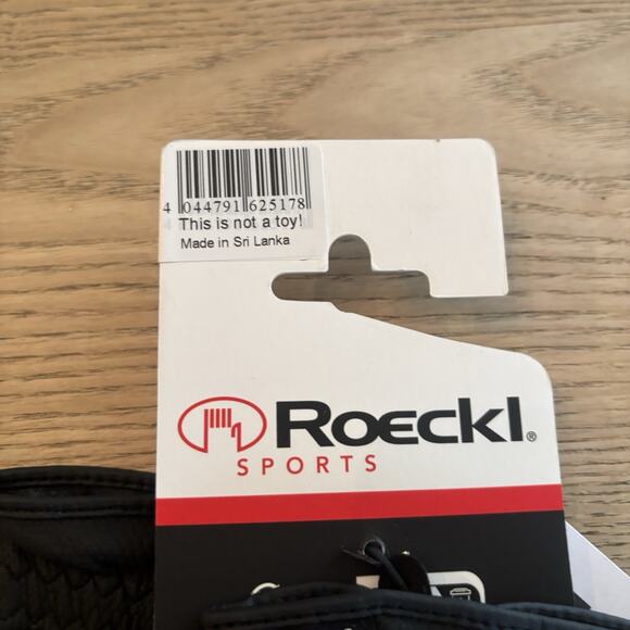 NWT Roeckl Roeck-Grip Gloves Riding 9.5 Black Equestrian Horse Show Winter Ride - Picture 5 of 8